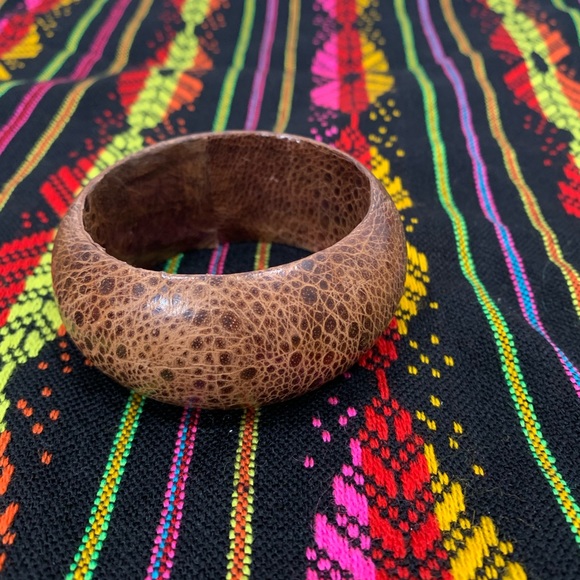 unbranded Jewelry - 3 FOR $15 Reptile look leather bangle